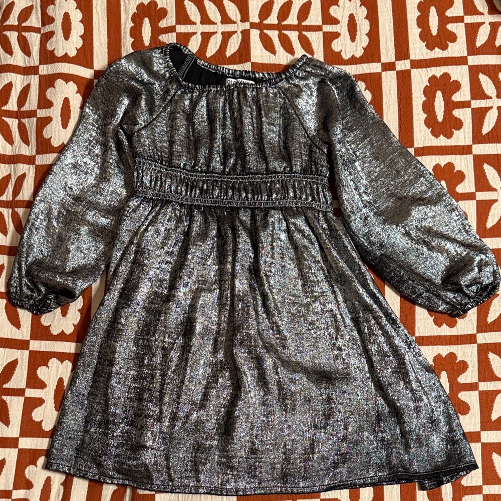 Old Navy Girls - Shimmering Silver Dress